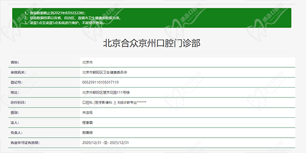 北京合众口腔医院